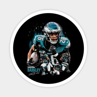 Saquon Barkley Vintage Bootleg Magnet